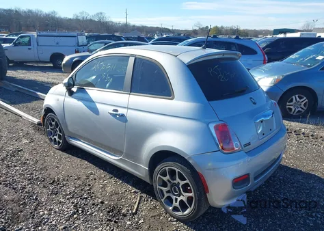 2012 Fiat 500 Sport from USA, damaged, VIN 3C3CFFBR5CT123198
